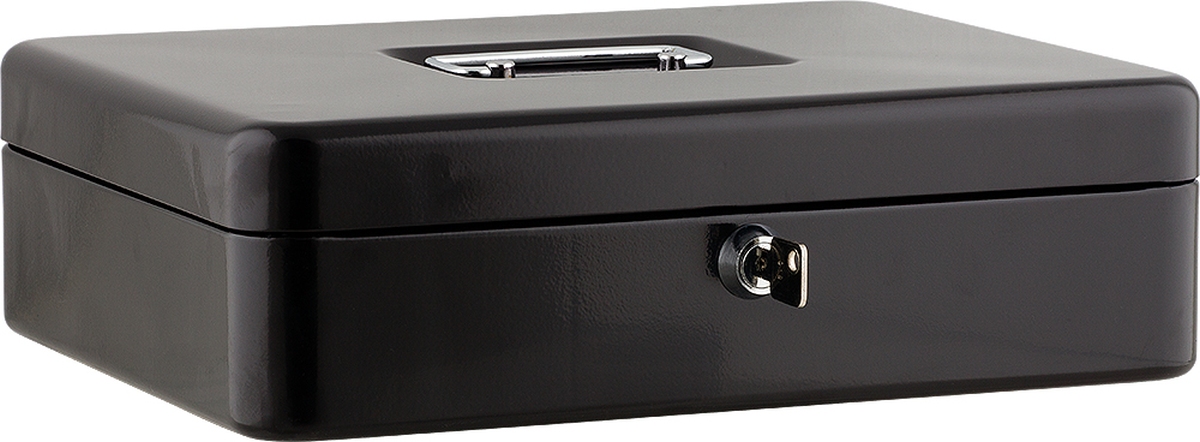 SAX Geldkassette 30x24x9 cm schwarz