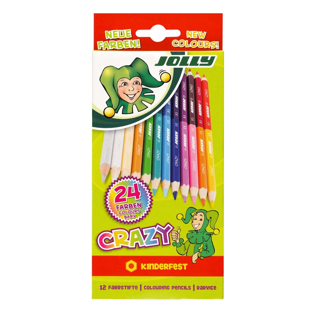 JOLLY Buntstifte Supersticks Crazy 12er Set