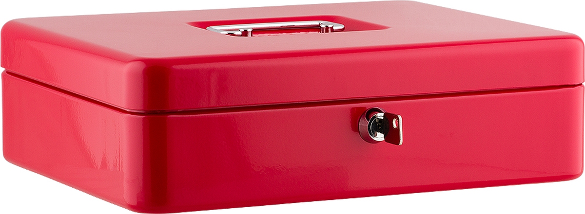 SAX Geldkassette 30x24x9 cm rot