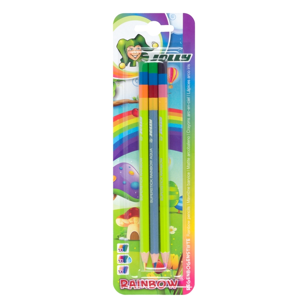 JOLLY Buntstifte Rainbow 3er Set