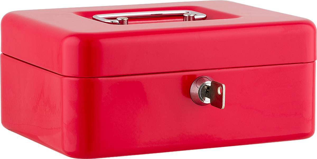 SAX Geldkassette 20x16x9 cm rot