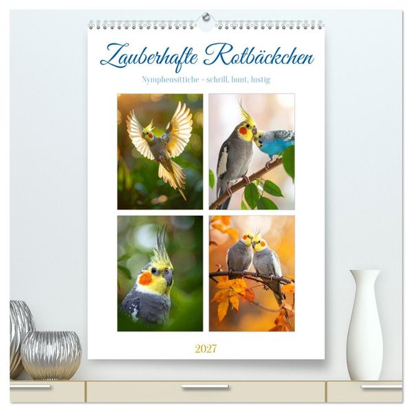 Zauberhafte Rotbäckchen (hochwertiger Premium Wandkalender 2027 DIN A2 hoch) Kunstdruck in Hochglanz
