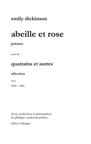 Abeille et Rose