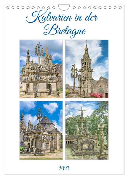 Kalvarien in der Bretagne (Wandkalender 2027 DIN A4 hoch) CALVENDO Monatskalender