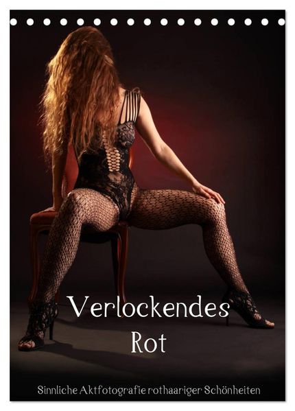 Verlockendes Rot (Tischkalender 2027 DIN A5 hoch) CALVENDO Monatskalender