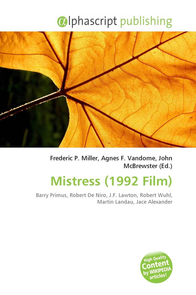 Mistress (1992 Film)