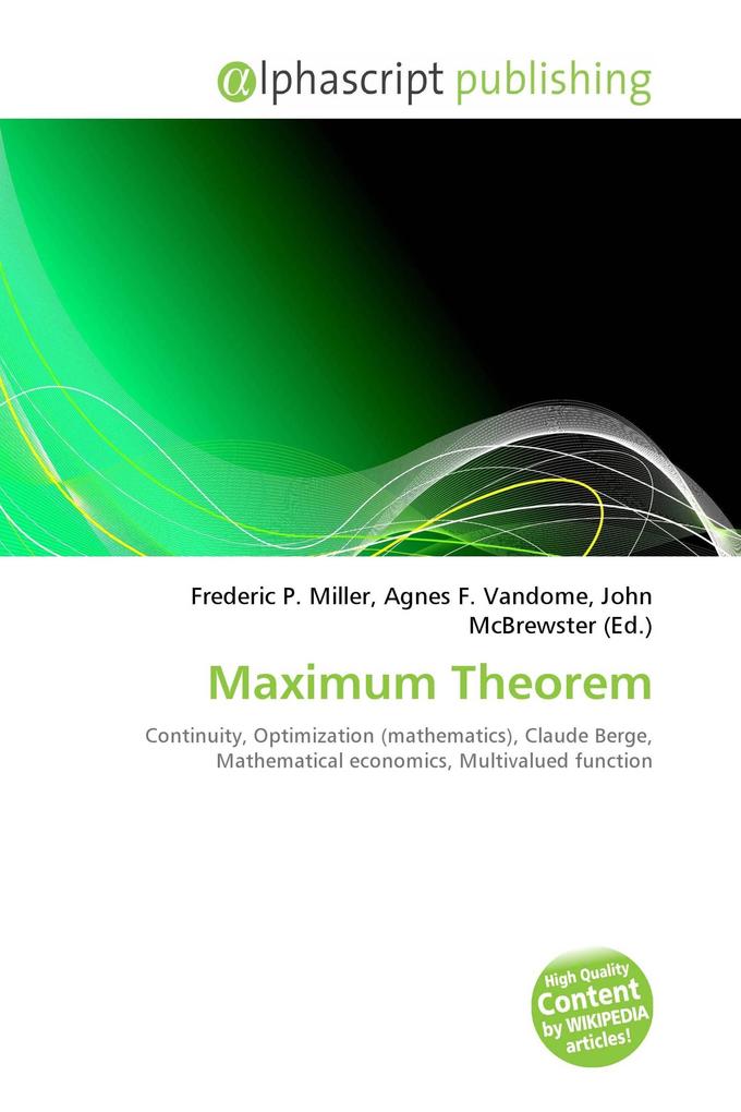 Maximum Theorem