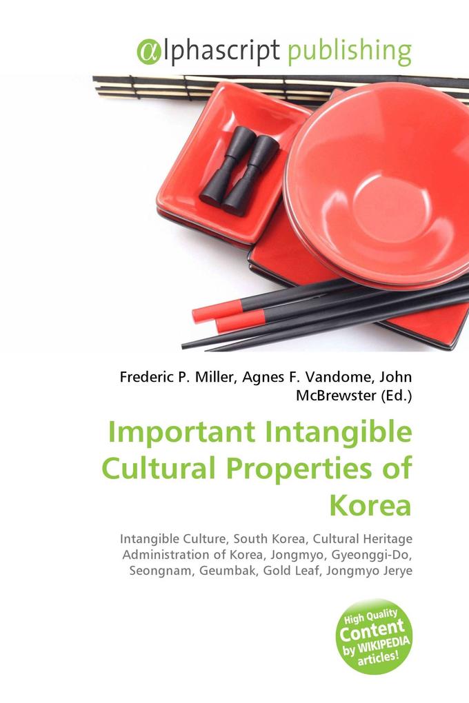 Important Intangible Cultural Properties of Korea