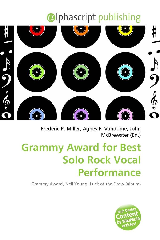 Grammy Award for Best Solo Rock Vocal Performance