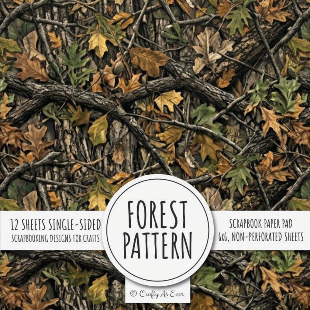 Forest Pattern Scrapbook Paper Pad