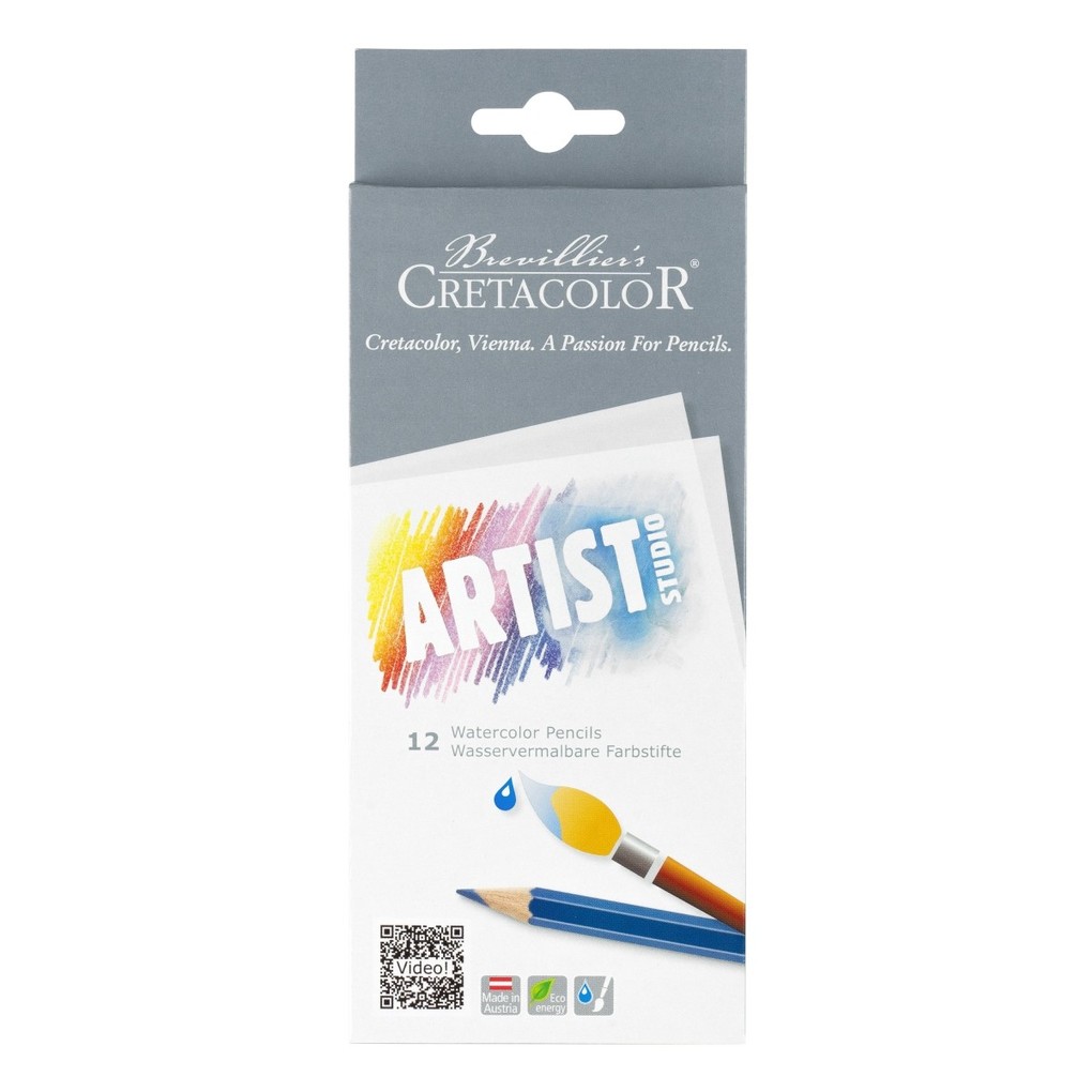 Cretacolor Buntstifte wasservermalbar 12er Set