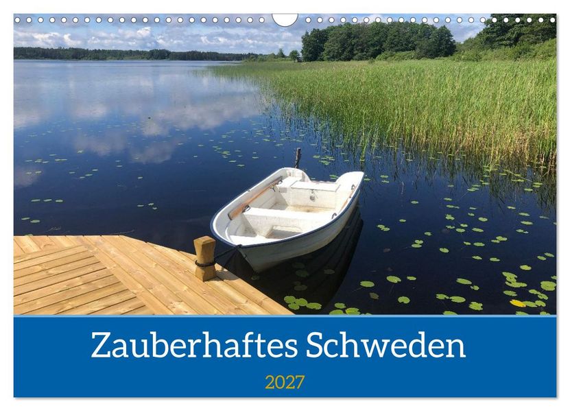 Verzaubertes Schweden (Wandkalender 2027 DIN A3 quer) CALVENDO Monatskalender