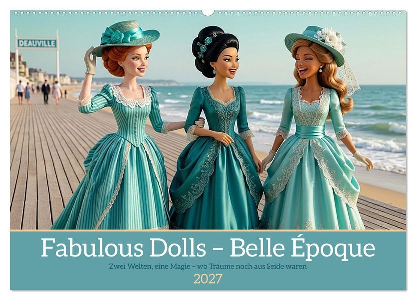 Fabulous Dolls - Belle Époque (Wandkalender 2027 DIN A2 quer) CALVENDO Monatskalender