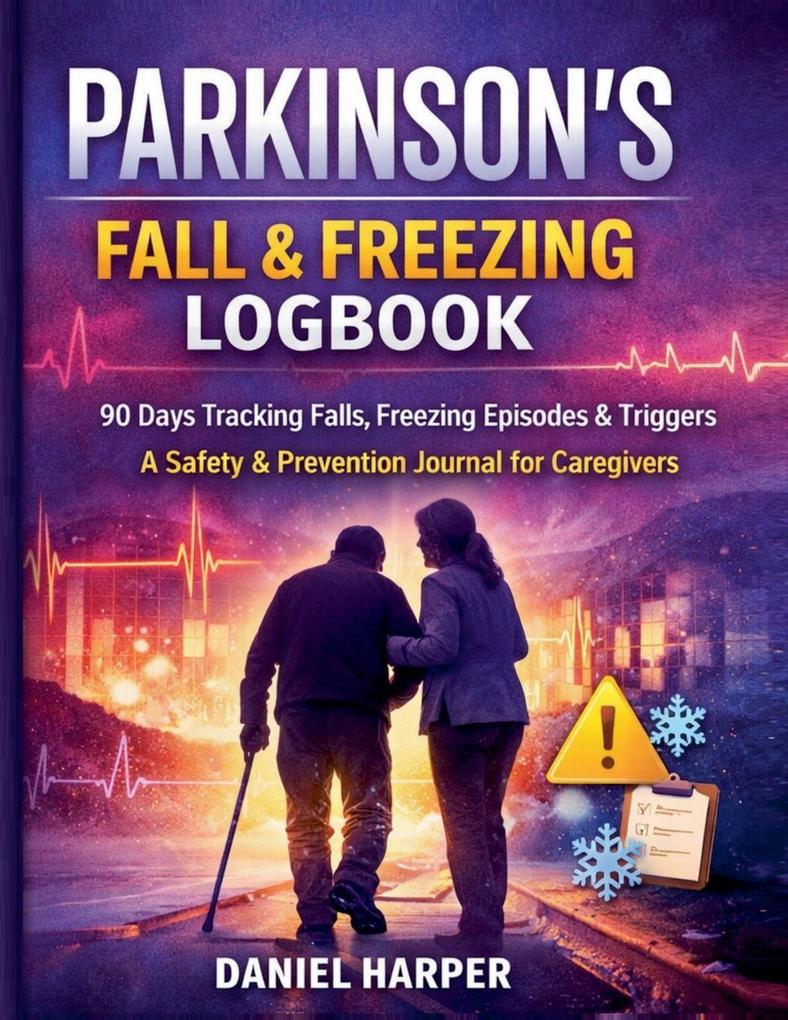 Parkinson's Fall & Freezing Logbook 90 Days Logbook Tracking Falls Freezing Episodes & Triggers