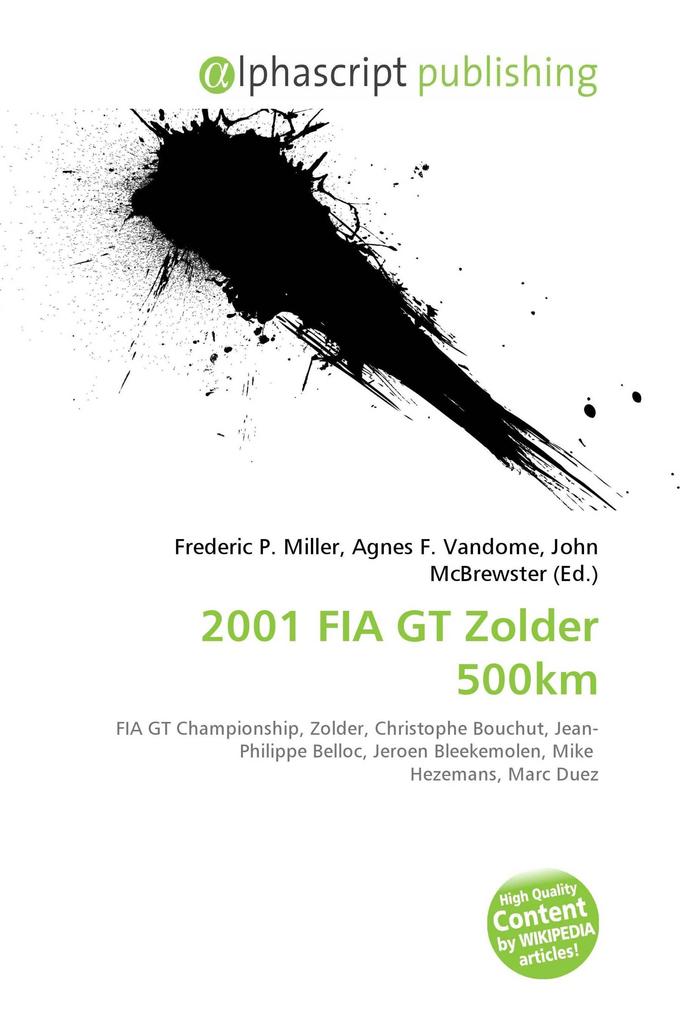 2001 FIA GT Zolder 500km