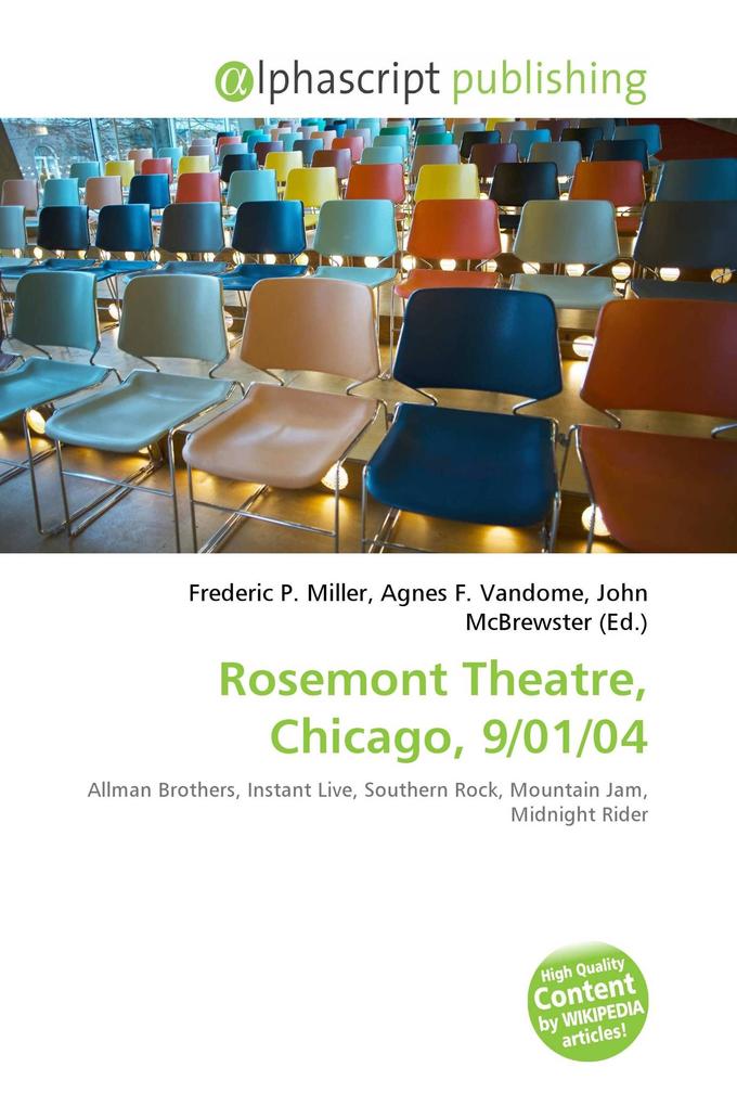 Rosemont Theatre Chicago 9/01/04