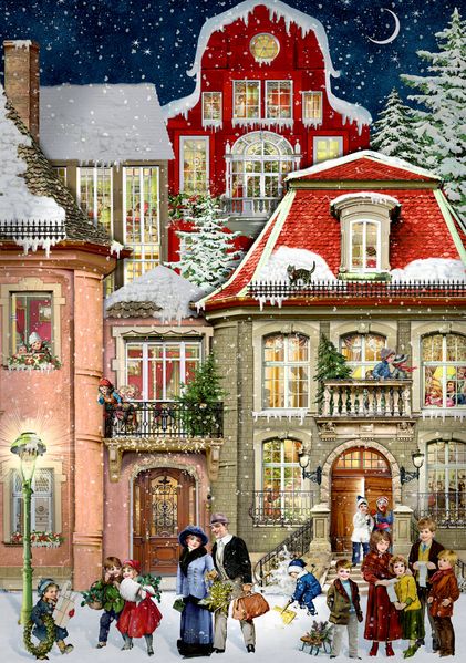 Puzzle - In der Häusergasse - 1000 Teile