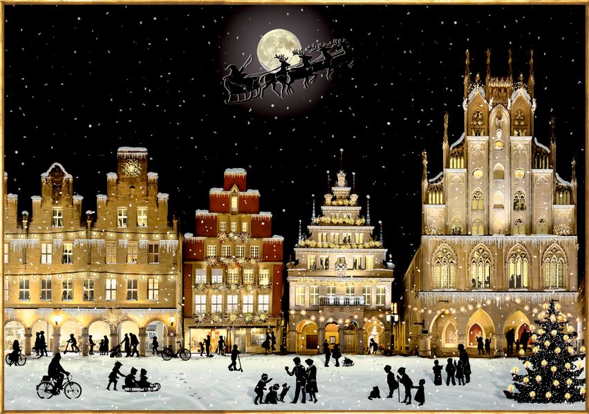 Puzzle - Nostalgisches Stadtpanorama - 1000 Teile