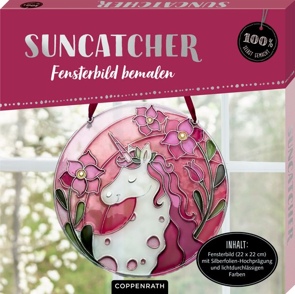 Suncatcher Fensterbild bemalen
