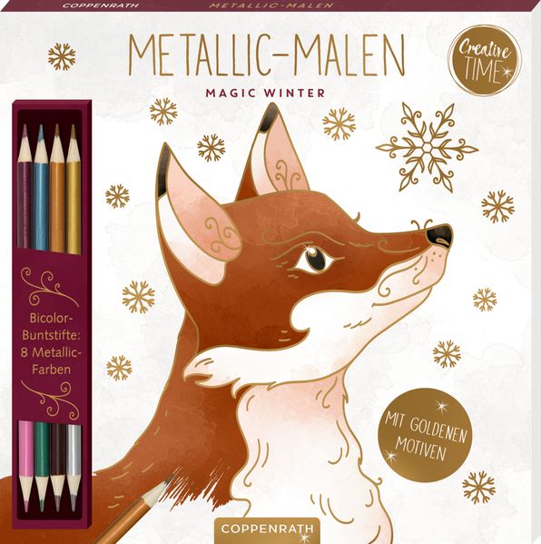 Metallic-Malen Magic Winter