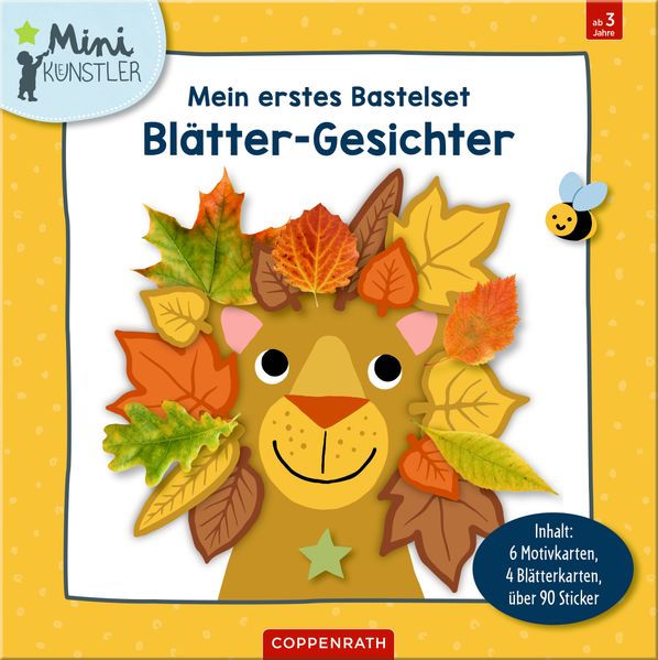 Mein erstes Bastelset - Blätter-Gesichter