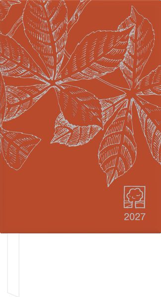 Taschenkalender 1T/1S chestnut Blauer Engel* 2027