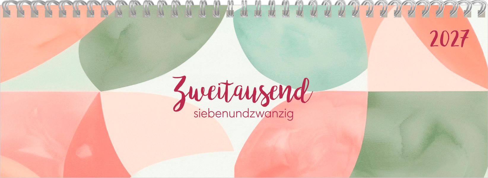 Tischquerkalender Style Pastell 2027