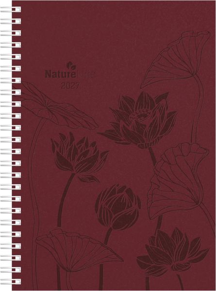 Wochenplaner Nature Line Flower Ringbuch 2027