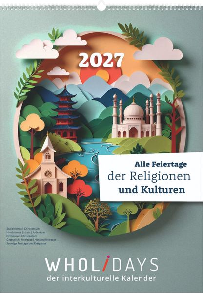 wholidays Kalender 2027