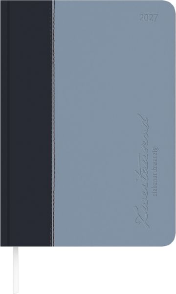 Buchkalender Premium Air blau-azur A5 2027