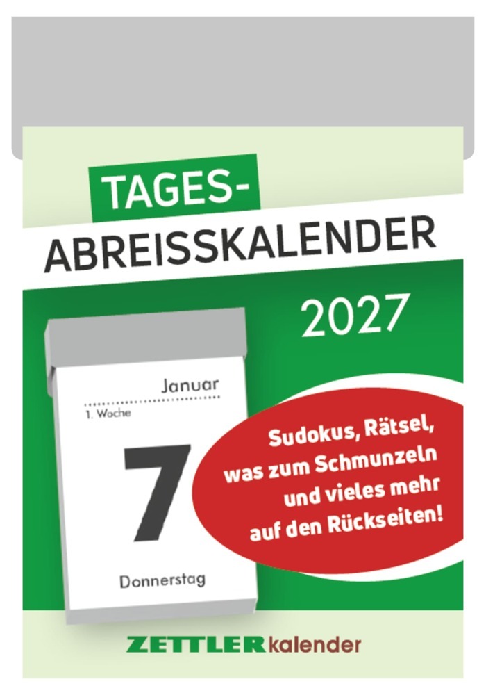 ZETTLER Tagesabreißkalender S 2027
