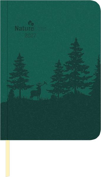 Wochen-Minitimer Nature Line Forest 2027