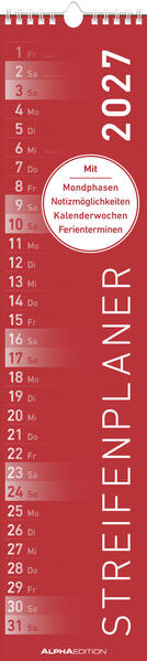 Streifenplaner ROT 2027
