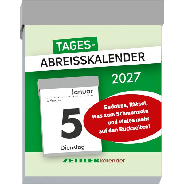 Tagesabreißkalender M 2027