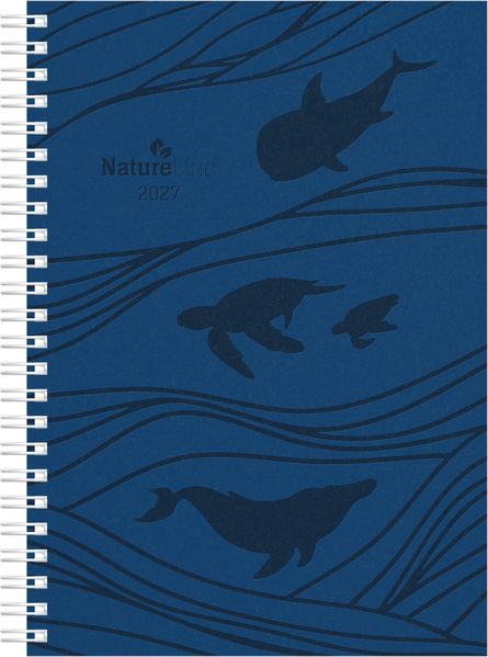 Wochenplaner Nature Line Ocean Ringbuch 2027
