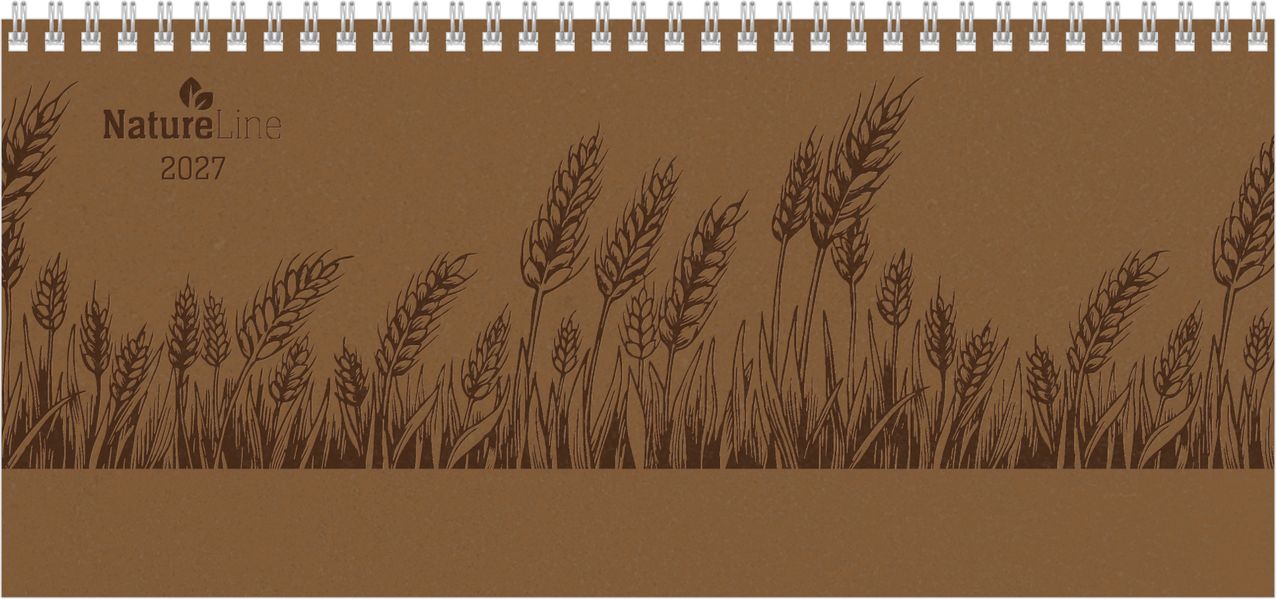 Tisch-Querkalender Nature Line Malt 2027