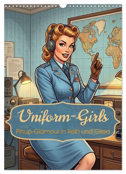 Uniform-Girls (Wandkalender 2027 DIN A3 hoch) CALVENDO Monatskalender