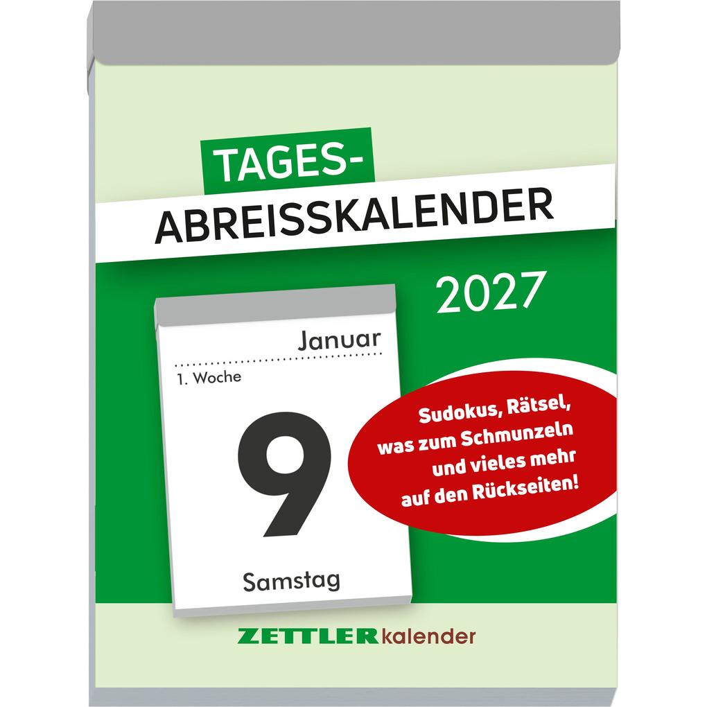 Tagesabreißkalender XL 2027