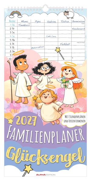 Familienplaner Glücksengel 2027