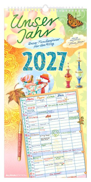 Unser Jahr - Unser Familienplaner für den Alltag 2027