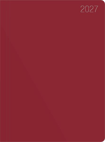 Taschenkalender bordeaux 1W/2S 2027