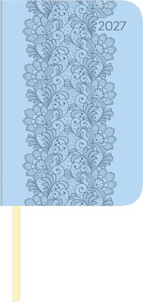 Lady Journal Mini Deluxe Hellblau 2027