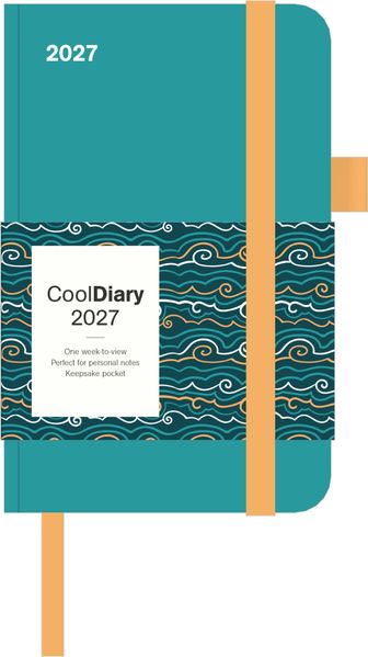 Cool Diary Teal Ocean 2027