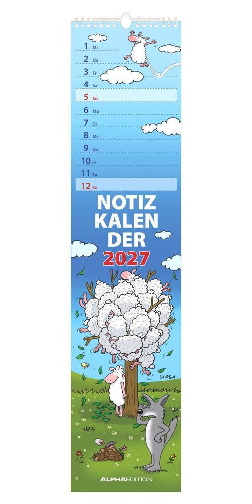 Notizkalender HUMOR 2027