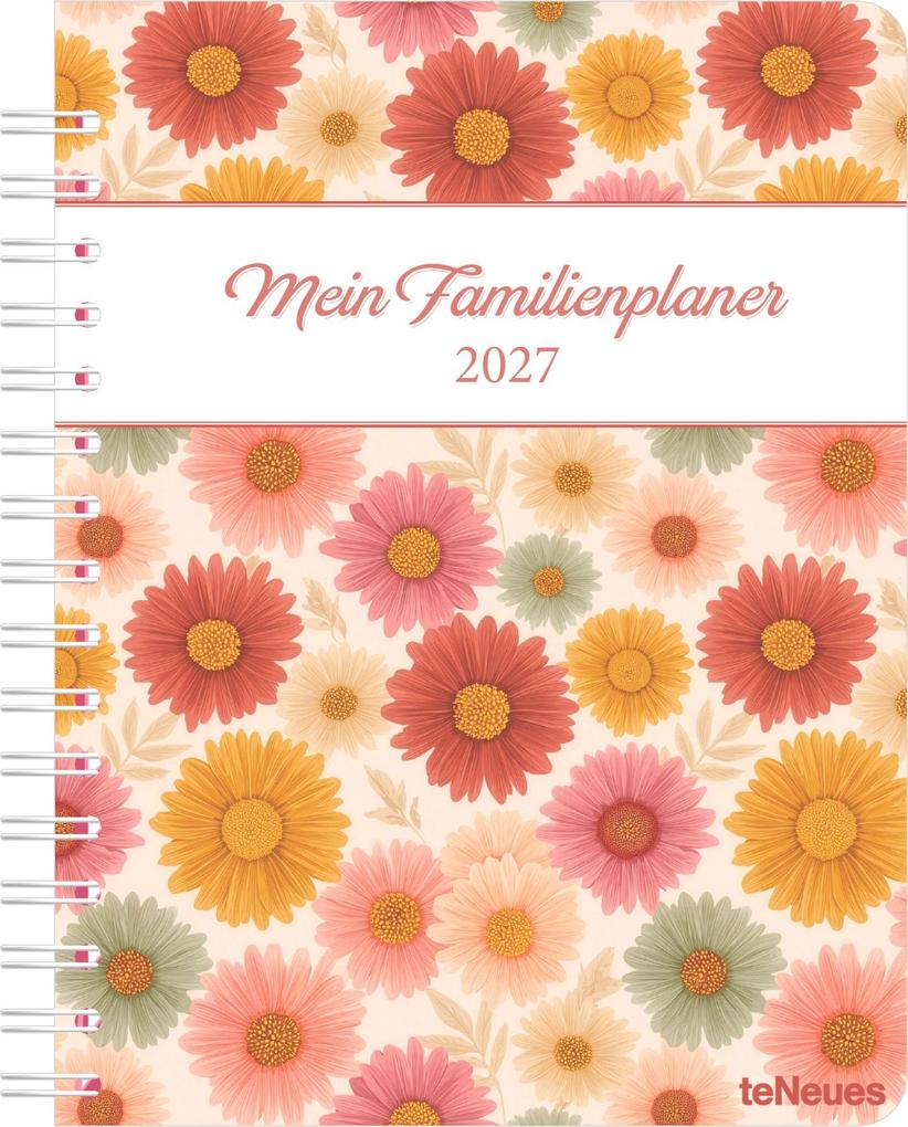Familienplaner-Buch Flowers 2027