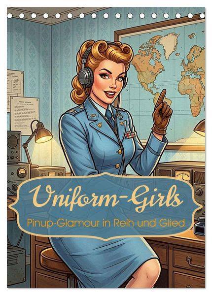 Uniform-Girls (Tischkalender 2027 DIN A5 hoch) CALVENDO Monatskalender