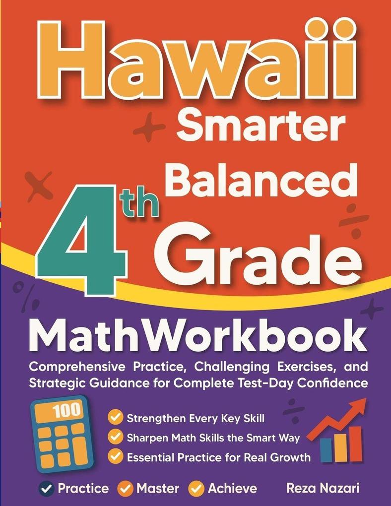 Hawaii Smarter Balanced Grade 4 Math Workbook