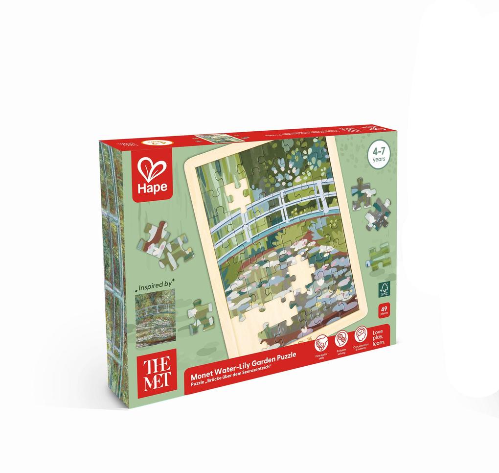 The Met: Puzzle 'Brücke über dem Seerosenteich' - 48 Teile
