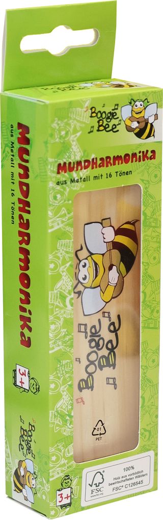 Boogie Bee Mundharmonika aus Holz