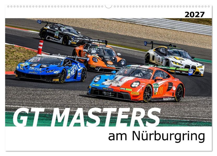 GT Masters am Nürburgring (Wandkalender 2027 DIN A2 quer) CALVENDO Monatskalender